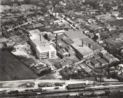 Bird's eye Spanjaard factory 1924